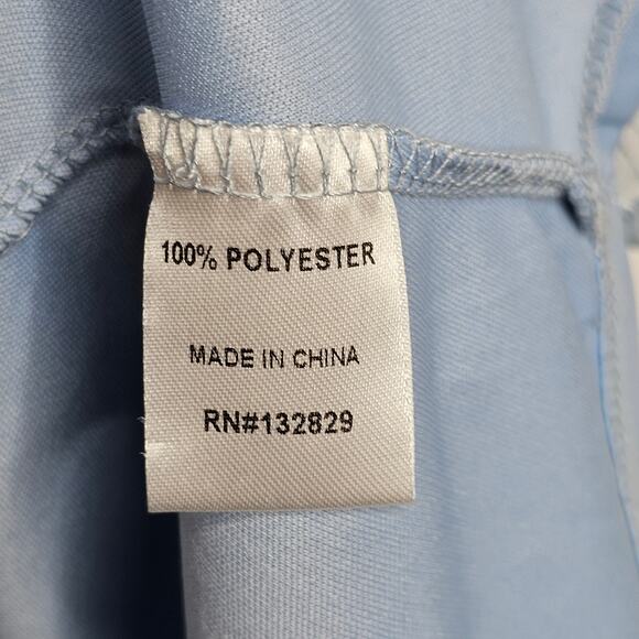 Superdown Light Blue Floral Frankie Flare Mini Dress Size Small Wedding Guest - Picture 7 of 10